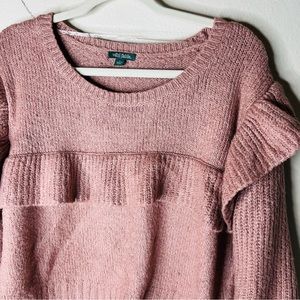 Wild Fable Rose Pink Crew Neck Sweater Size Large